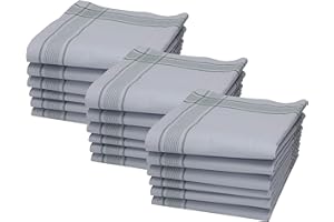 Betz Lot de mouchoirs XXL pour homme 50 x 50 cm en 100% coton