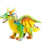 Steiff 067198 Rocky Drache - 32 cm - Kuscheltier - Gruen stehend