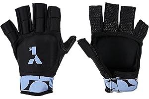 Y1 Hockey, MK Gloves, Field Hockey Glove, Reinforced Plastic Glove, Open Palm Design, Full Hand Protection, Kids Gloves, As Used by International Players