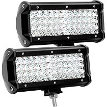 Fari LED Da Lavoro Kraumi 12V/24V 144W - 2 Pezzi | Fari Profondità 4'' Impermeabili Per Auto, Moto, ATV, Trattore - Foto 11