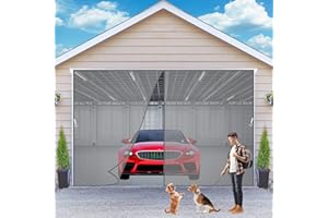 AIPPEI Moustiquaire Fenêtre 265x225 cm Magnétique Moustiquaire sans Perçage Anti Insecte Pliable pour Porte de Balcon Porte de Terrasse Porte Cave, 2023-Version Gris