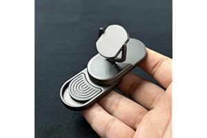 T-Conceal EDC Fidget Sliders, Fidget-Spielzeug, Stressabbau für Erwachsene, magnetisches Metall-Ziel, Push-Slider, Finger-Push-Spin-Münzen, Dekompressionsspielzeug, EDC, haptischer Slider