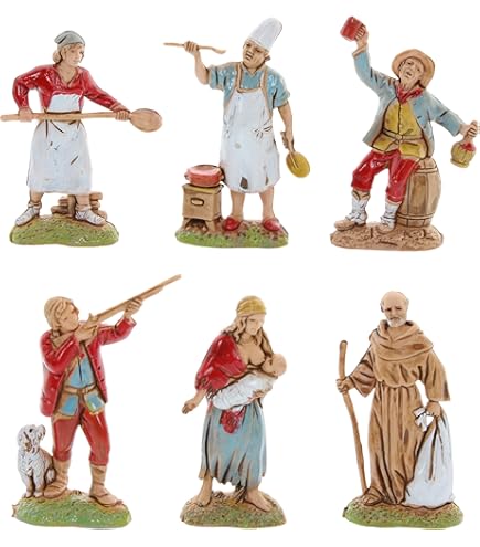 Santons Pour Crèche De Noël Moranduzzo Centurion Pour Crèche De 12 Cm Échelle 1:15 - Figurines De Crèche Indestructibles - Style 700', Peinture Finition à La Main, Produit Officiel, Fabriqué En Italie