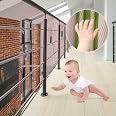 Filet De Protection Pour Escaliers Et Balcon - 3 Mètres, Marron, Attaches Incluses - Sécurité Enfants, Animaux, Jouets, Installation Facile