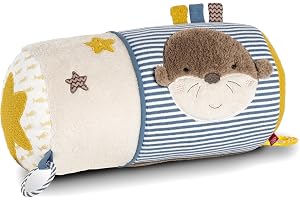 Fehn Krabbelrolle Otter – Krabbel-Hilfe im lustigen Otter-Design mit Spielfunktionen – fördert Motorik, Koordination & Babys