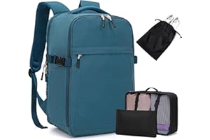 Lossga Zaino per Ryanair 40x20x25 Bagaglio a Mano Zaino da Viaggio Aereo Zaini Borsa da Viaggio Con 3 Organizer per Easyjet Wizz Air Vueling