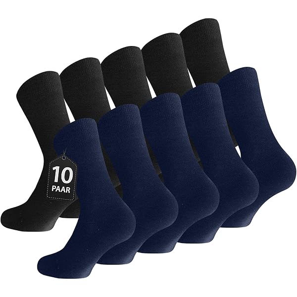 Lot De 10 Paires Chaussettes De Travail SOXCO WORK - Noir - Taille 43-46 - Neuf Avec étiquettes