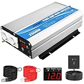 Giandel Pure Sine Wave Power Inverter 600w-4000w for Power Supply and Mobile Office, Emergency Equipment, silver