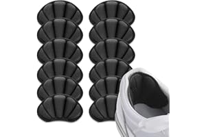 ZADEICK 6 Paia Tallone Cuscino, Proteggi Tallone per Scarpe Uomo Donne Cuscinetti per Scarpe, Scarpe larghe e troppo grandi Cuscini per Tallone Self Adhesives for Foot Care