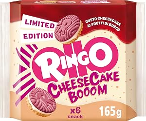 Pavesi Snack Ringo Cheesecake Booom 165g