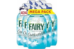 FAIRY NON BIO Fairy Outdoorable Fabric Conditioner 424 Washes (8x53), Ultra Concentrated Formula For Sensitive Skin & Dermatologically Tested