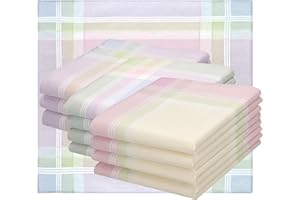 Betz 12er Damen Stoff Taschentücher Set Selma Größe ca. 28x28 cm 100% Baumwolle