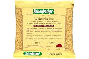 ‎SEITENBACHER Seitenbacher Weizenkeime I Vitamin E I Ballaststoff I Spermidin I Protein I 12er Pack (12 x 125 g)