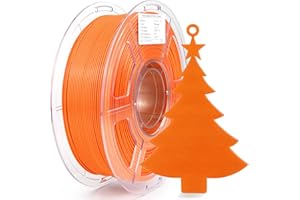 IEMAI High Speed PLA+ 3D Printer Filament, Orange PLA+ Filament 1.75mm Designed for High Speed 30-600mm/s, Fast Printing Speed PLA, Dimensional Accuracy ±0.02mm, 1kg Spool (2.2lbs)