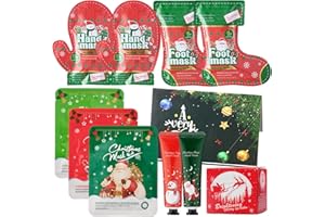 EPIREGN 11PCS Skin Care Gift Sets for Women - Xmas Gifts for Women - Christmas Gifts with Foot Mask,Hand Mask,Face Mask,Hand Cream,Lip Mask - Deeply Nourishing Skin Care Set - Teenage Girl Gifts
