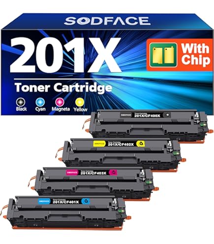 HP CF400X Compatibele Toner HP 201X (CF400X) Original Toner Schwarz Mit Hoher Reichweite Für HP LaserJet Pro M252, XL Printers A3