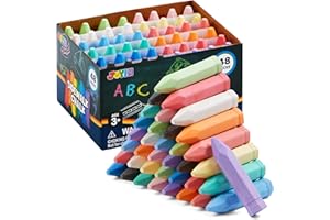 ‎JOYIN JOYIN 48-teiliges kreide kegelförmiges Jumbo Straßenmalkreide Set, ungiftig, perfekt für Kinder, Kreide für den Garten im Freien