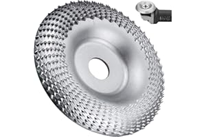 KUPINK Wood Carving Disc Wood Angle Grinding Disc Carving Tool for Angle Grinder Sanding Cutting Sculpting Shaping Polishing Outer Diameter 100mm, Inner Diameter 16mm