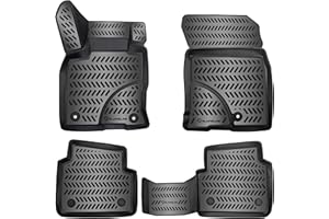 ELMASLINE Set Tappetini in Gomma 3D per Ford KUGA 3 (III) 2019-2025 | Tappetini con Bordo Extra Alto da 5 cm | Accessori