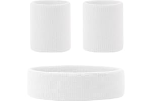 ‎HANERDUN HANERDUN Sport Stirnband Herren Damen Schweißbänder Kopf Stirn Frottee Kopfband Sport für Laufen Fahrrad Joggen Tennis Fußball