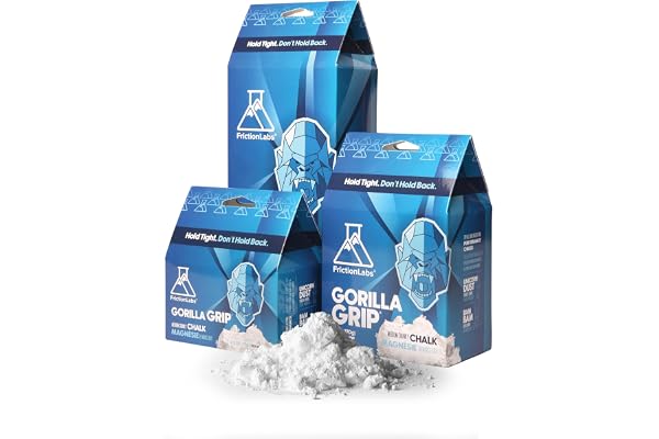 Friction Labs Craie de Sport de qualité supérieure pour l'escalade, l'haltérophilie, la Gymnastique, Le Tennis et Plus Encore - Prise en Main Durable, Peau Plus Saine, Meilleure Performance Globale