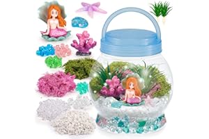 FULLOVE Jouets de Lanternes D'artisanat de Fée Four Enfants, Kits d'art et D'artisanat pour Tout-Petits, Cadeaux de Veilleuse de Jardin de Licorne pour Filles, Garçons et Adultes