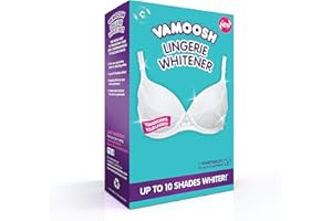 Vamoosh Lingerie Whitener - Laundry Fabric Whitener for Underwear, Stain Remover , Hand Wash Solution, Transforms Bras & Underwear up to 10 Shades Whiter (Contains 1 hand-wash solution)