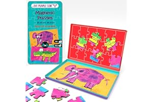PC THE PURPLE COW The Purple Cow PC078 Magnetic Travel Game, Mini Puzzles
