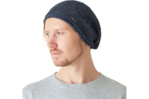 Charm 100% Lniana Czapka Damska Męska - Na Lato Surferska Oversize Slouch Beanie Cienka Antyalergiczny Oddychające z Japponii
