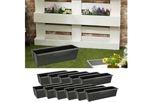 CEPEWA Jardinière compatible avec palettes européennes en plastique ou zinc.