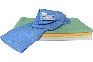 AQUA CLEAN - DIREKT VOM HERSTELLER AQUA CLEAN Pique Microfaser Geschirrtuch 5er Set