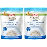 Duru Pratik Tavuklu Basmati Pirin&ccedil; Pilavı 250 g &ndash; Hazır Yemek, Katkısız ve Pratik &Ouml;ğ&uuml;n (2 paketi)