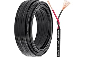 DARKGUARD 2 Core Trailer Cable 1.5mm², 20M Extension Cable for Trailer LED Lighting, 12V 24V Electrical Copper Wire for Caravan Truck, Flexible PVC RoHS Reach IP65 Waterproof