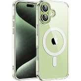 Ehr. iPhone 17 Uyumlu Kamera Korumalı Magsafe Wireless Şarj &Ouml;zellikli Sert Sararmaz Kristal Şeffaf Kılıf (Şeffaf, iPhone 17)