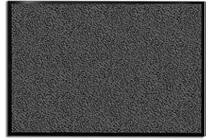 casa pura Tapis d'entrée Anthracite-Noir | très Absorbant + Lavable | Plusieurs Tailles au Choix - 120x180cm