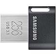 Samsung FIT Plus USB-Stick Typ-A, 256 GB, 400 MB/s Lesen, 110 MB/s Schreiben, kompakter USB 3.1 Flash Drive mit Schlüsselring