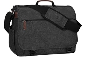 Eshow Męskie płócienne torby na ramię Torba w stylu vintage Retro Crossbody Torba na podróż Wypoczynek Biuro Codzienna szkoła