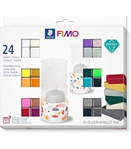 Fimo 8020 – 014 Pasta-Trocknende – Einbrennlackiert, Leicht Zu Mischen, Für Spezielle Effekte Bei Modelliermassen