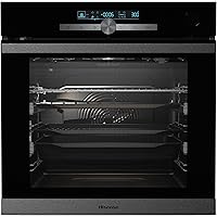 Hisense, BSA66334PG, Forno Elettrico da Incasso, Multifunzione Termoventilato con Vapore, Capienza XXL 77L, Pulizia Pirolitic