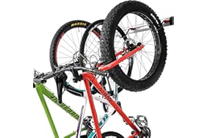 PRO BIKE TOOL Portabiciclette a parete per biciclette - Versioni da 3 o 6 biciclette - Supporto regolabile per riporre le biciclette da interno per garage o casa - Gancio per bicicletta verticale