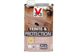 V33 Teinte & protection meubles et boiseries, Chêne clair 0,5L