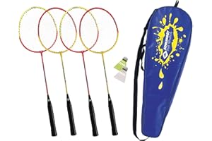 Schildkröt Fun Sports 2288021 Set de Badminton pour 4 Joueurs Mixte Enfant, Multicolore