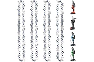 Sinirttou 4 Piezas Cadenas para motosierra de 6 Pulgadas,37 eslabones,Calibre 0.043”1.1mm,Paso 1/4",Pulgadas Longitud de Corte de la Motosierra15cm,Cadena De Repuesto Cadena Profesional Adecuada