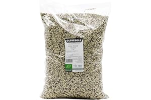 Oltresole, Quinoa tricolore biologique 5 kg, mélange de quinoa rouge, blanc et noir biologique, riche en protéines, idéal pour les salades, les soupes et les plats végétaliens, format pratique