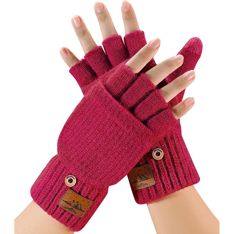 Gants D'hiver à Demi-doigt Pour Hommes Et Femm... – Grandado
