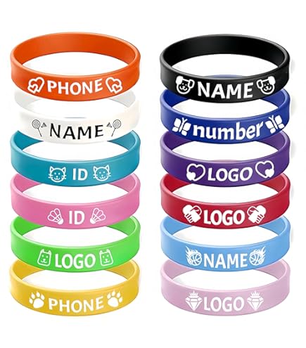 Lot De 20 Bracelets De Motivation En Silicone – Messages Positifs En Allemand, Multicolores, Taille 20 Cm, Pour Enfants, Ados, Cadeaux D'encouragement