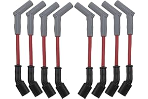 HINSON MOTORSPORTS HINSON Red 45 Performance Spark Plug Wire Set LS1 LS2 LS3 LS6 LS7 LSA