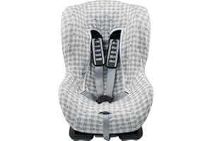 JYOKO KIDS Fodera per Seggiolino Auto Senza poggiatesta Realizzato con Cotone Extra Morbido (SAILOR STRIPES)