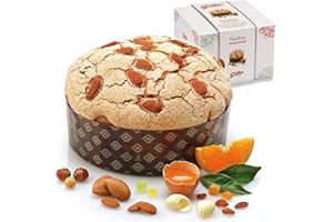 GILBER, Panettone Piémontais Classique, Tendre avec Raisins Secs, Fruits Confits et Glaçage, 1 kg, Recette Traditionnelle, Fabriqué en Italie, Boîte Cadeau en Carton, Marron, PIEMONTAIS