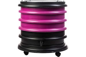 WORMbox | Vermicompostador Compostera 3 bandejas Frambuesa | 48 litros | Composta residuos orgánicos, lombrices producen Humus de Lombriz